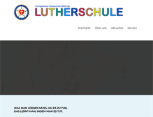 Tablet Screenshot of lutherschule.at